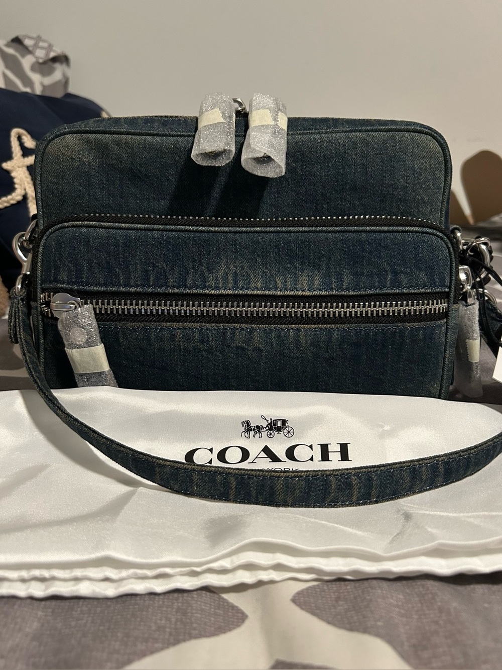 Coach Loved Denim Dakota Crossbody